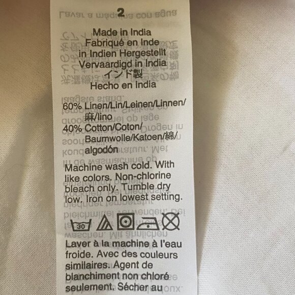 J. Crew Women's 2 Sleeveless Shirt Dress Button White Red Striped Knee Length - Picture 10 of 11